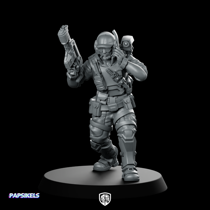 LCPL Scruffy Security Soldier Miniature Sci-Fi Hero