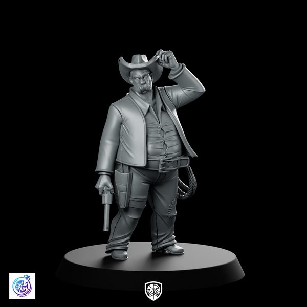 Lee Innis Cowboy Miniature Wild West Gunslinger