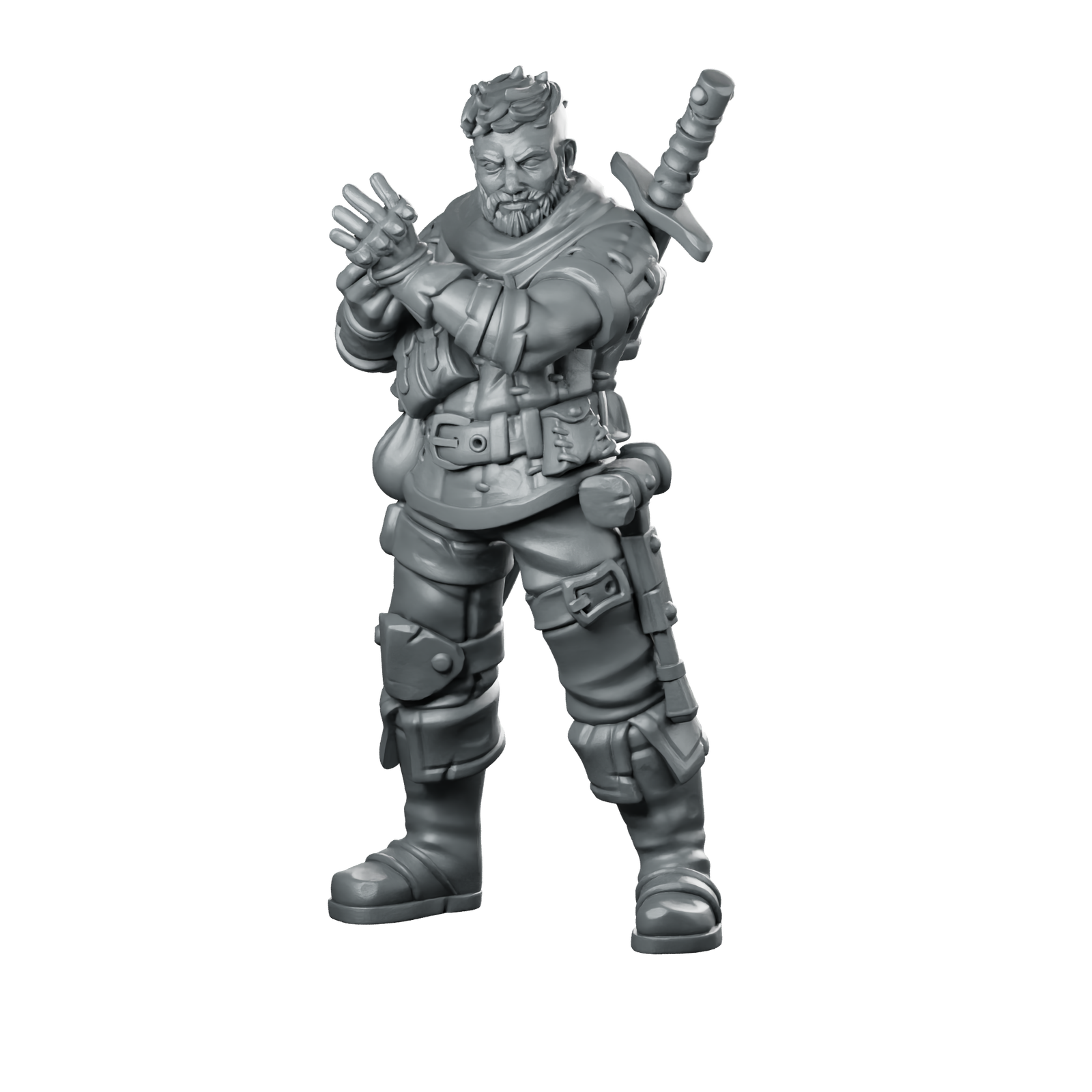 Letho Miniature Rogue Swordsman Miniature 360 Spin 01
