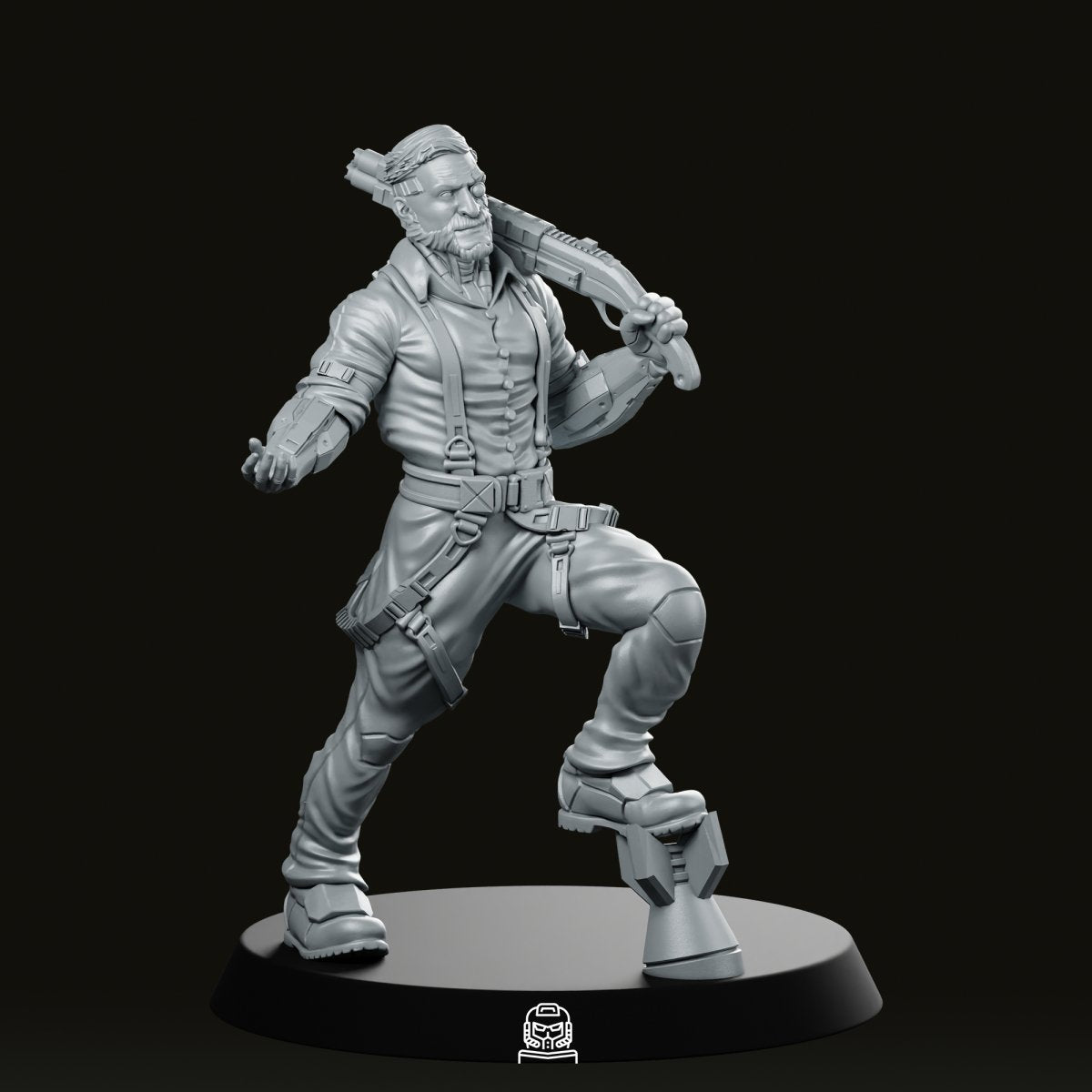 Liam Deadlock Murphy 02 Miniature - Unit9 - We Print Miniatures