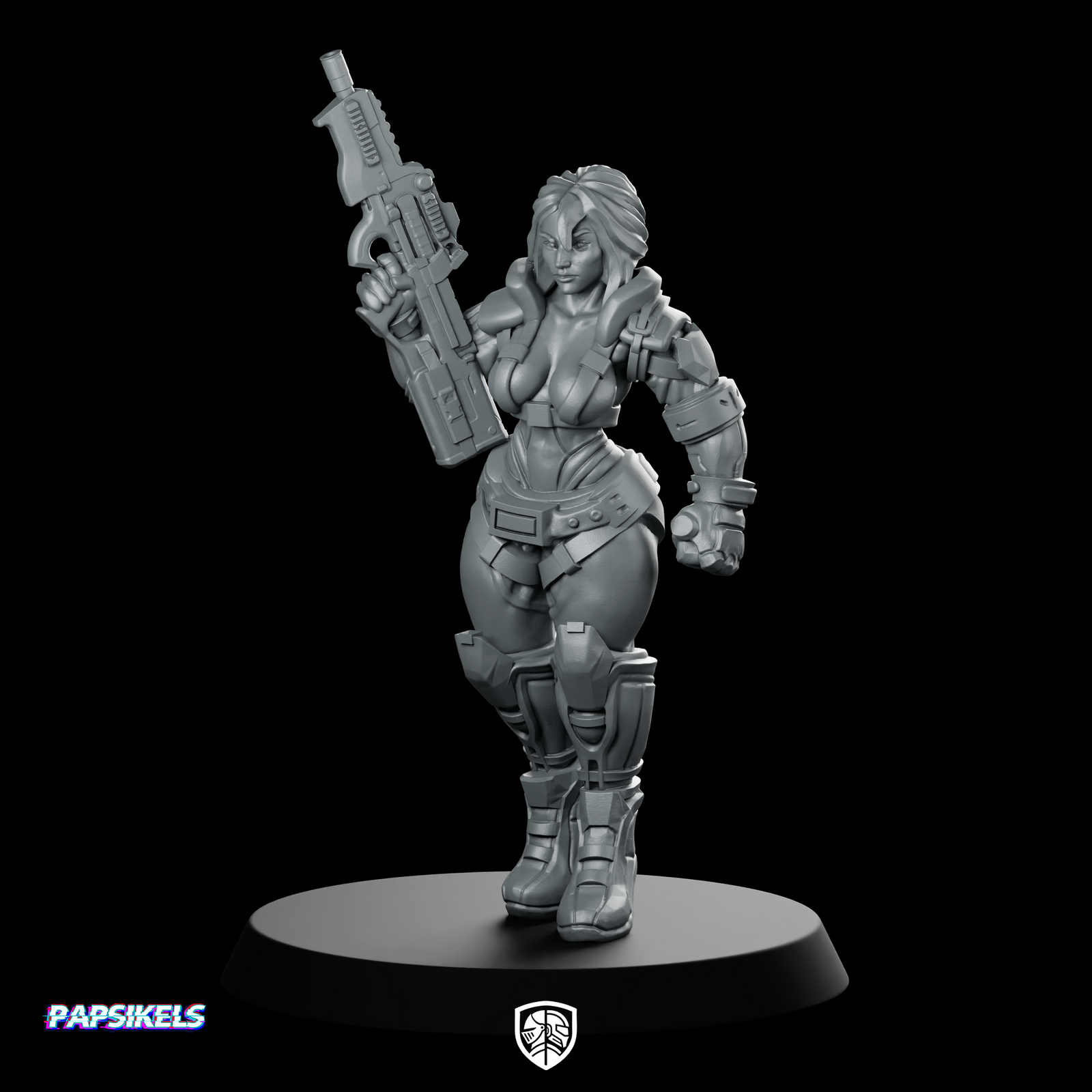 Liezel Kurosawa Cyberpunk Miniature Sci-Fi Female Hero