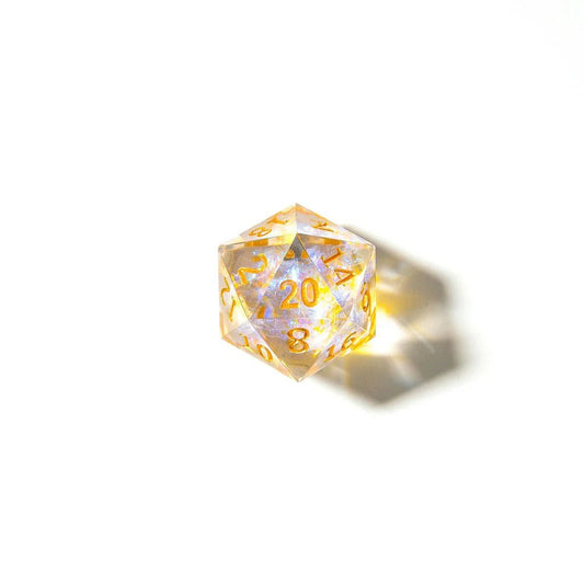 Lightbringer | Sharp Edge Dice | 7 Piece Set - Tabletop Dominion - We Print Miniatures
