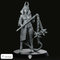 Lilith Ironthorn Miniature Horned Chain Flail Warrior - RN Estudio - We Print Miniatures