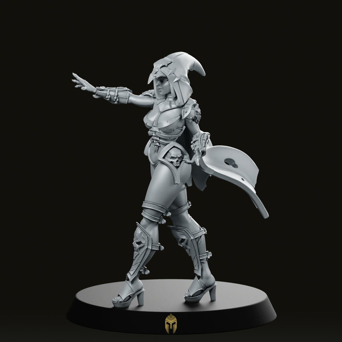 Lilith Walking Miniature - CastNPlay - We Print Miniatures