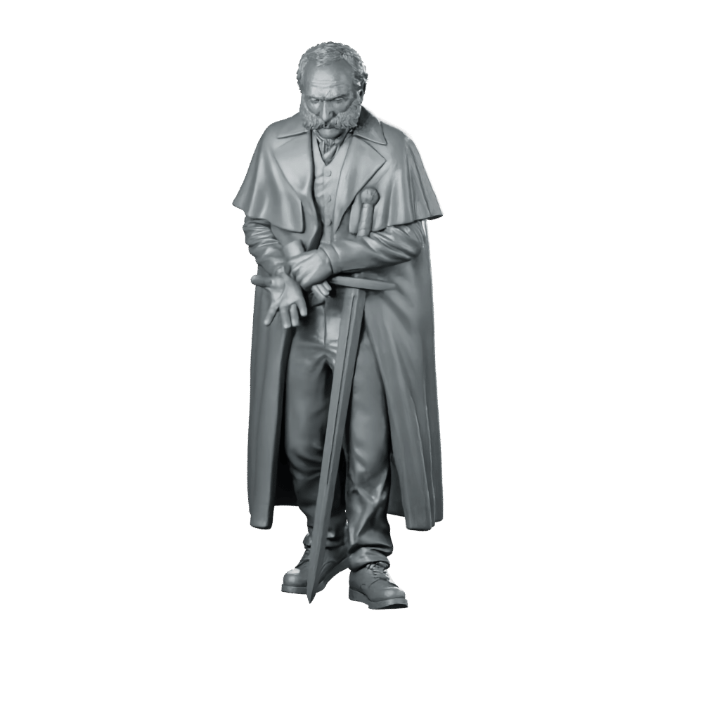 Lincoln The Hand Miniature Dark Fantasy Swordfighter - RN Estudio - We Print Miniatures