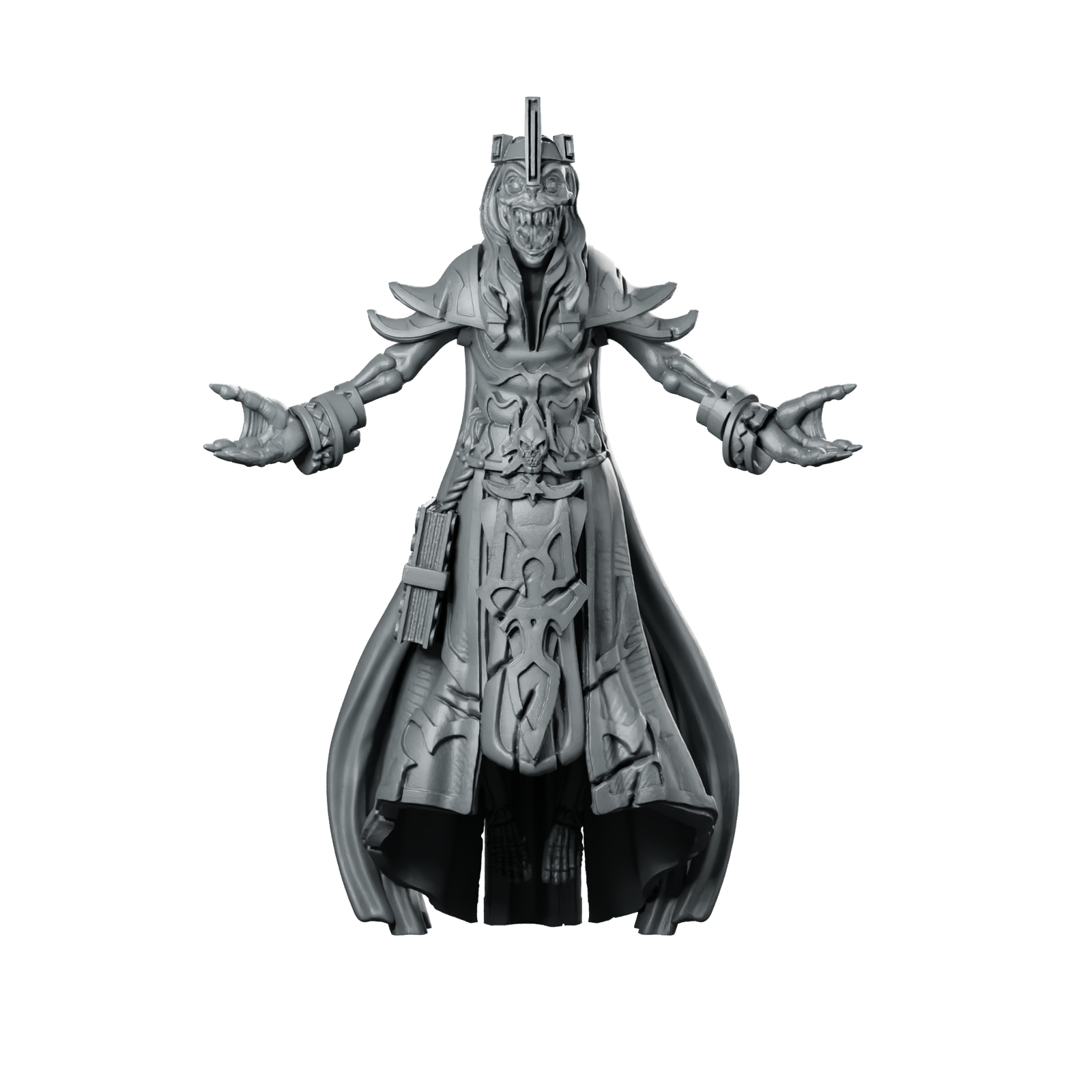 Litch2 Miniature Undead Sorcerer Miniature 360 Spin 01