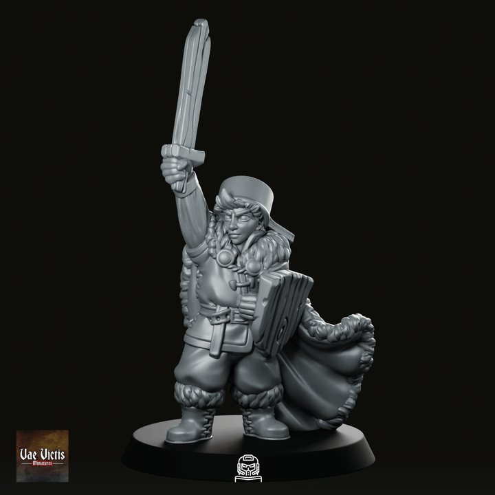 Little Boy Figurine Enfant Guerrier Épée Bouclier