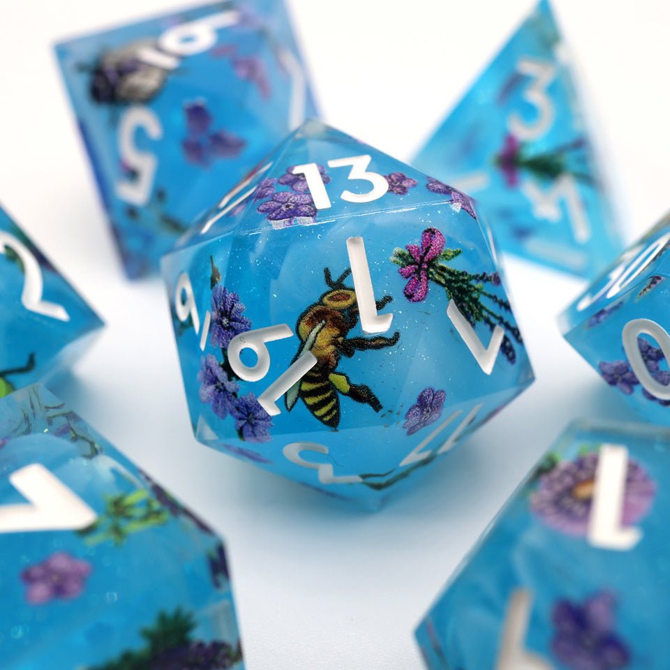Little Familiars | Art Core Dice| 7 Piece Set - Tabletop Dominion - We Print Miniatures