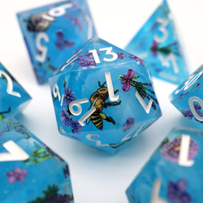 Little Familiars | Art Core Dice| 7 Piece Set - Tabletop Dominion - We Print Miniatures