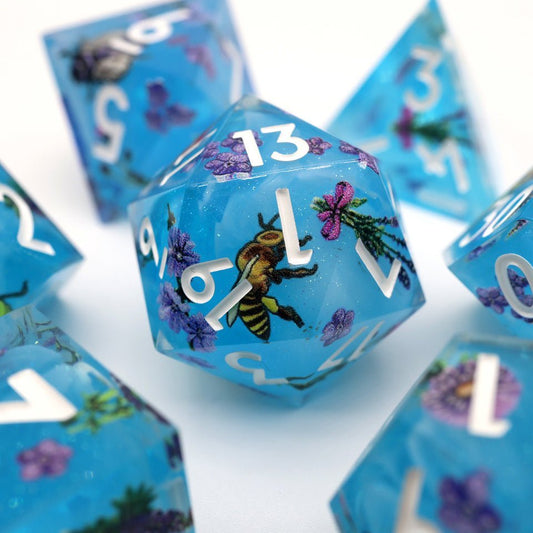 Little Familiars | Art Core Dice| 7 Piece Set - Tabletop Dominion - We Print Miniatures