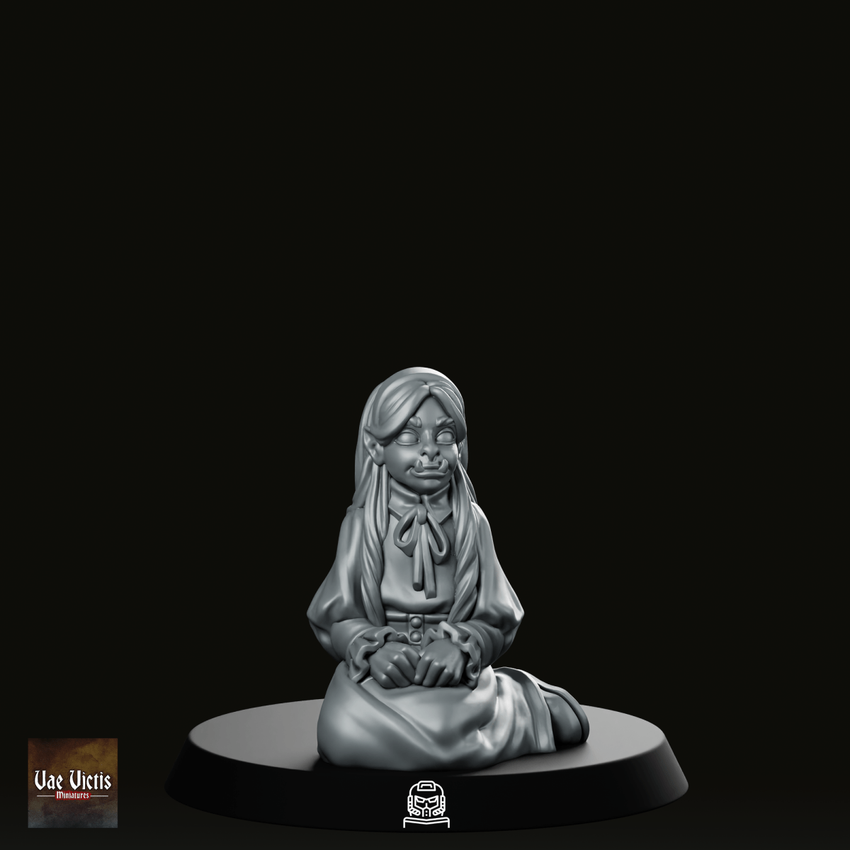 Little Orc Child Miniature - Vae Victus Miniatures - We Print Miniatures