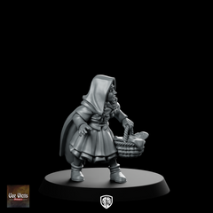 Little Red Riding Hood Fantasy Miniature Cloaked Heroine
