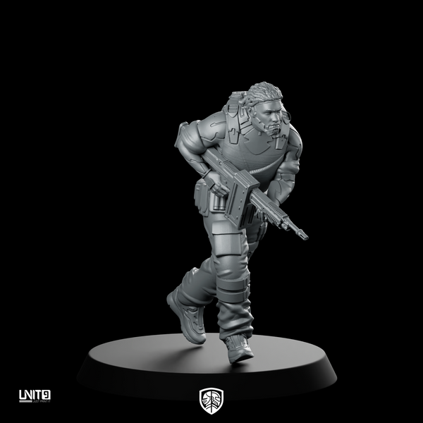 Logan Hack Shot Hayes 01 Cyberpunk Miniature Reporter
