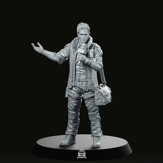 Logan Hack Shot Hayes 01 Miniature - Unit9 - We Print Miniatures