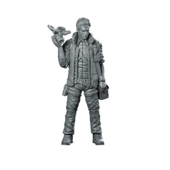 Logan Hack Shot Hayes 02 Cyberpunk Miniature Cameraman - Unit9 - We Print Miniatures