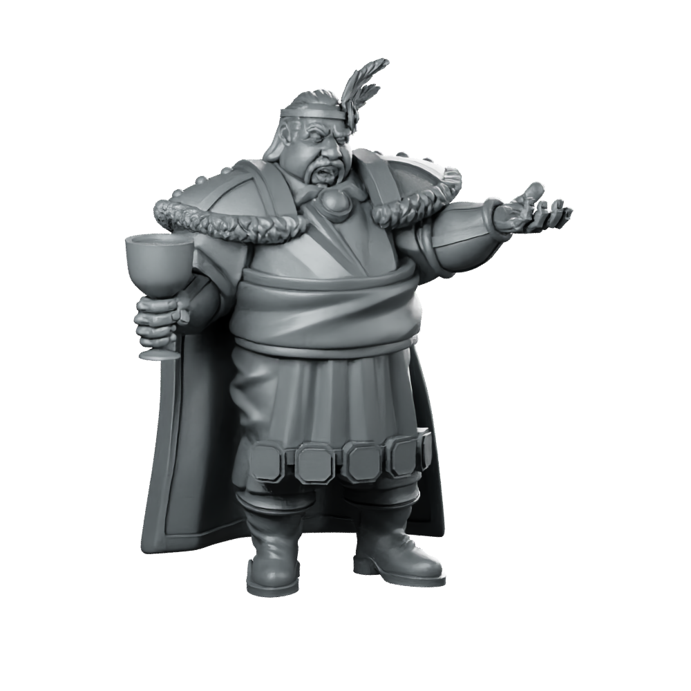 Lord Mephet Talking Politics Miniature Pompous Noble NPC Miniature 360 Spin 01