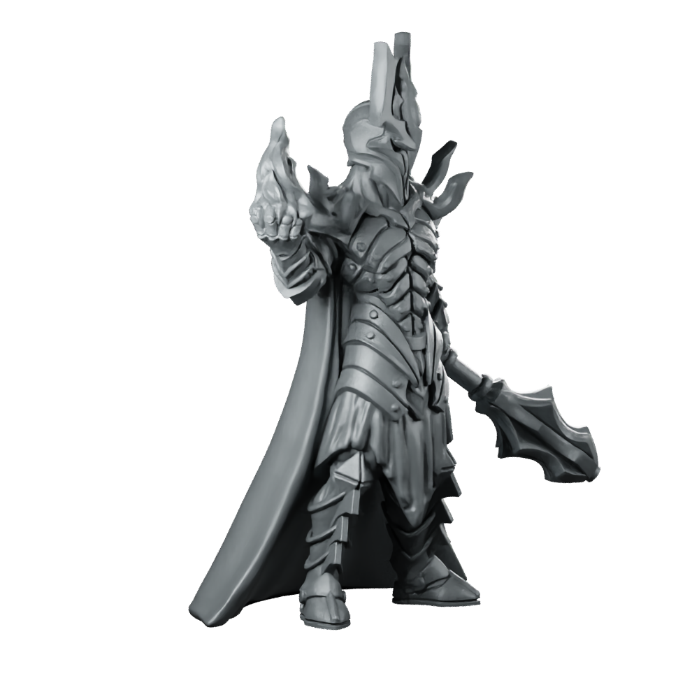 Lord of Shadow LOTR Miniature Dark Sorcerer Warrior Miniature 360 Spin 02