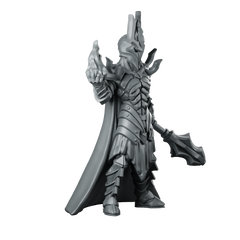 Lord of Shadow LOTR Miniature Dark Sorcerer Warrior Miniature 360 Spin 02
