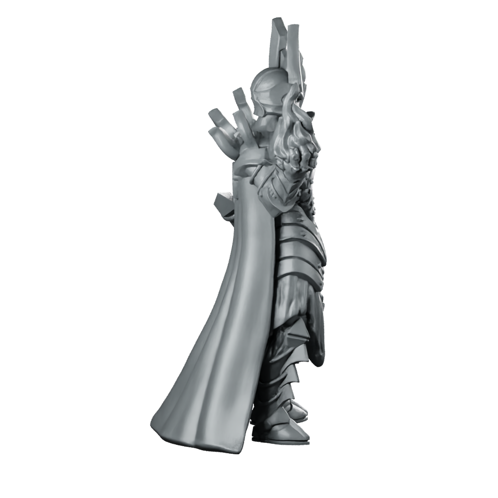 Lord of Shadow LOTR Miniature Dark Sorcerer Warrior Miniature 360 Spin 03