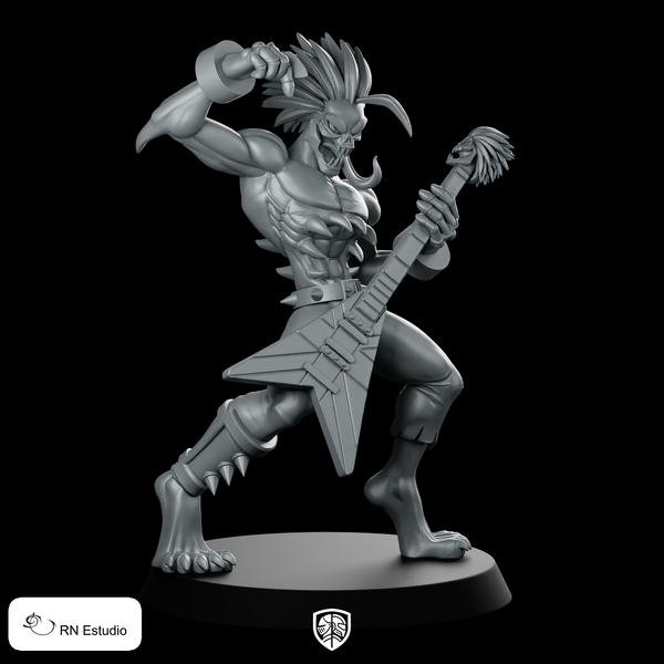 Lord Raptor Miniature Rocker Bard Hero
