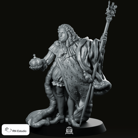 LouisXV Miniature - RN Estudio - We Print Miniatures