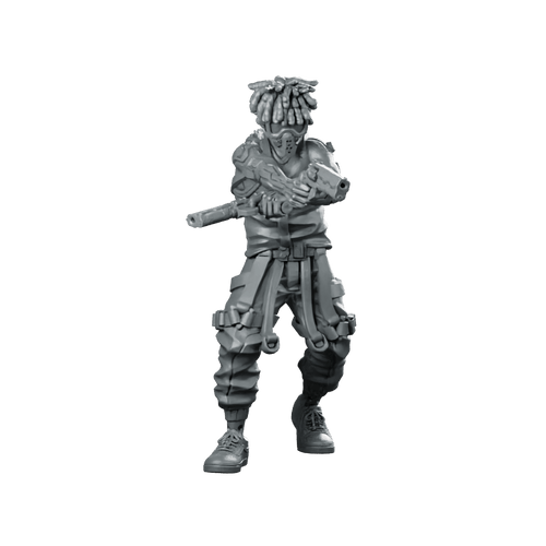 Luissavane Miniature Masked Gunfighter - UNIT9 - We Print Miniatures