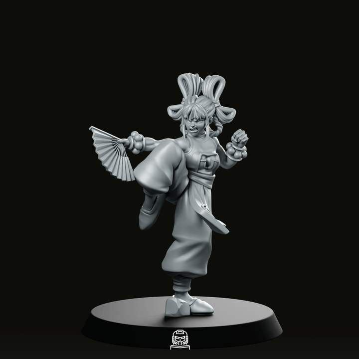 Luna Nightbloom Miniature Fantasy Martial Artist Warrior