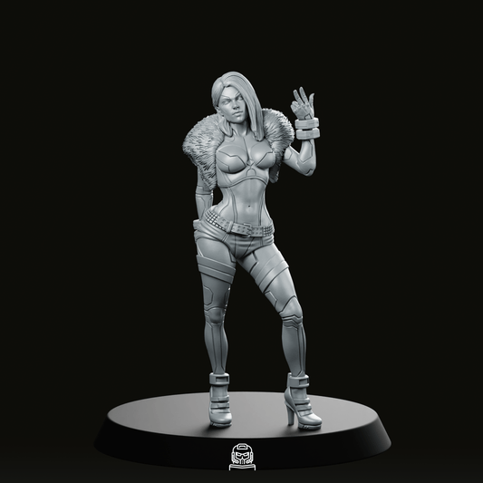 Luna Vega 01 Miniature - Unit9 - We Print Miniatures