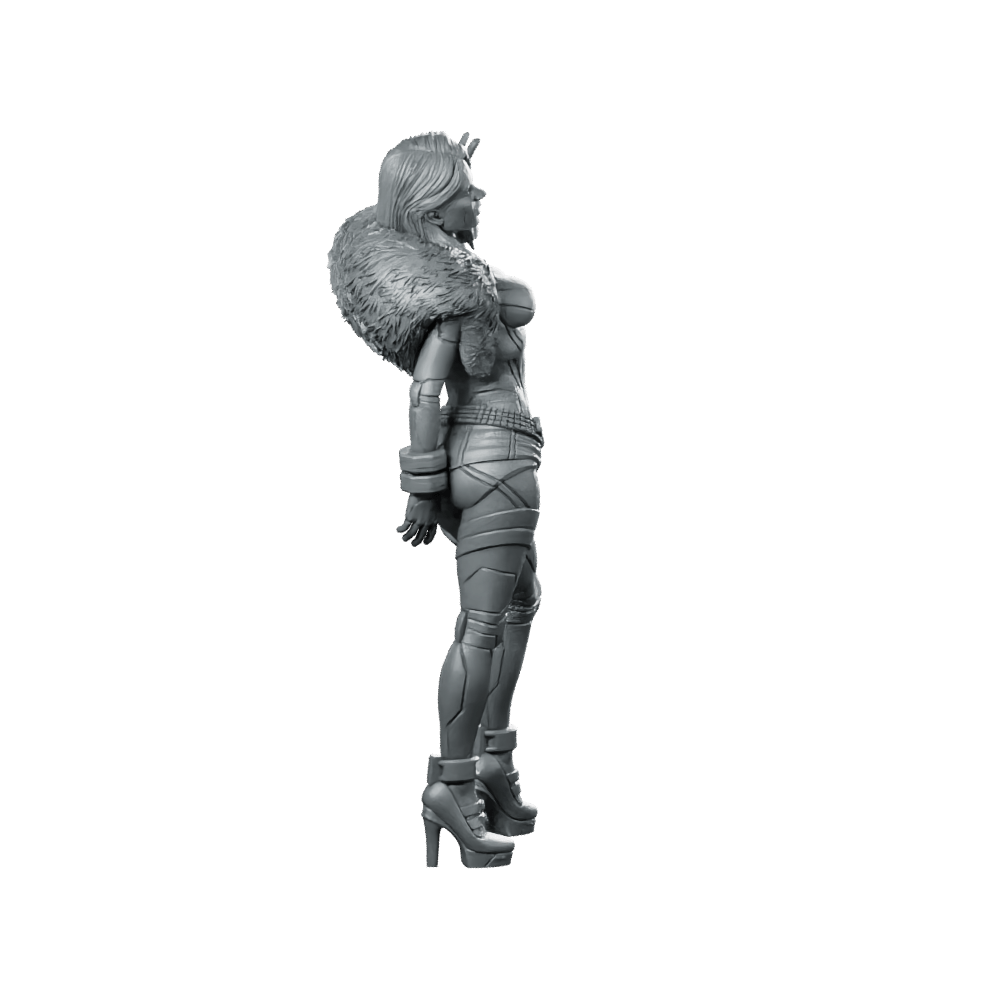 Luna Vega 02 Miniature Cyber Huntress - UNIT9 - We Print Miniatures