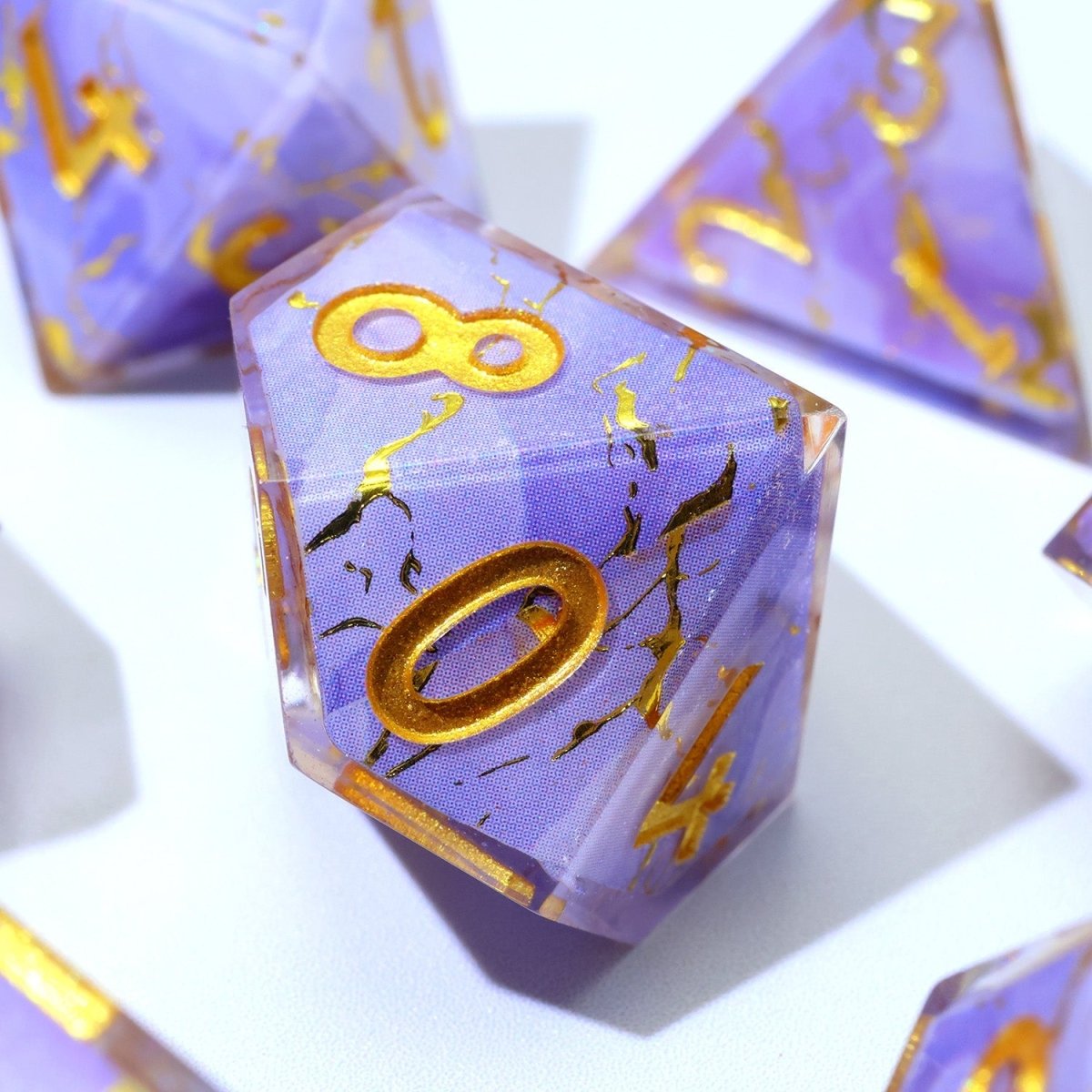 Lunari Whisper | Art Core Dice | 7 Piece Set - Tabletop Dominion - We Print Miniatures