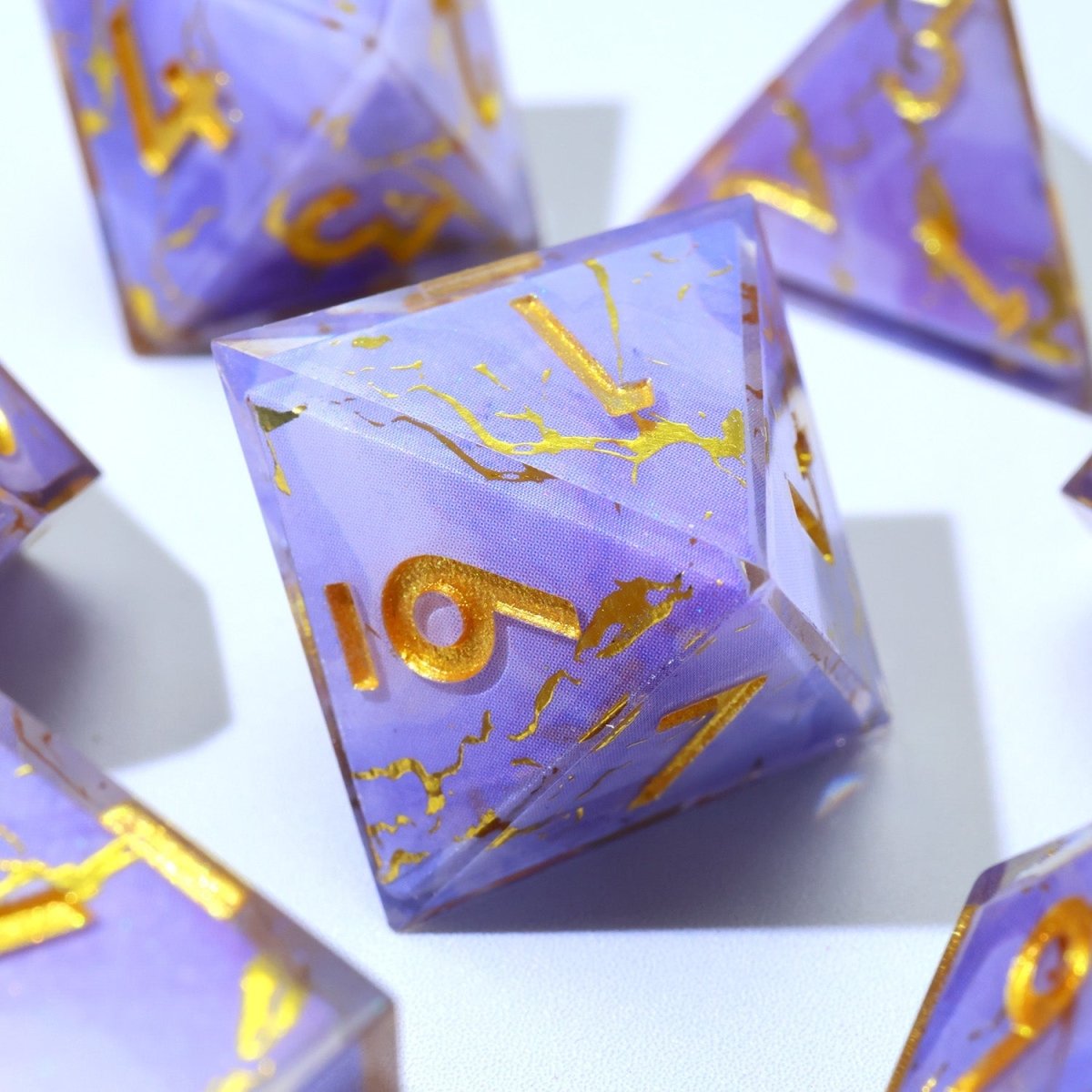 Lunari Whisper | Art Core Dice | 7 Piece Set - Tabletop Dominion - We Print Miniatures