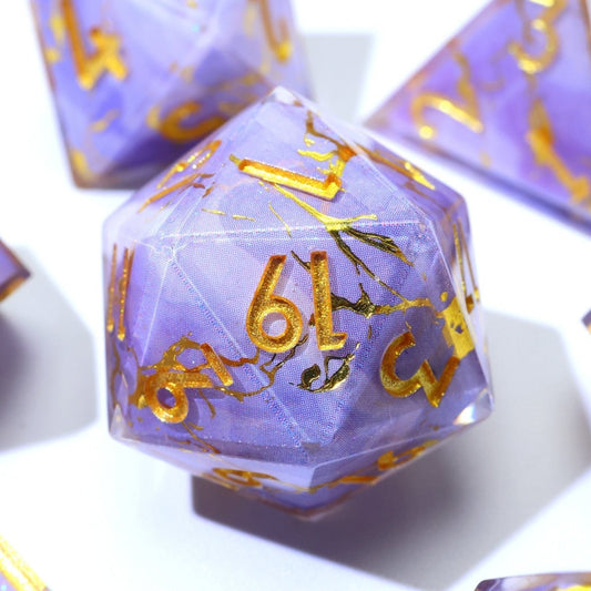 Lunari Whisper | Art Core Dice | 7 Piece Set - Tabletop Dominion - We Print Miniatures