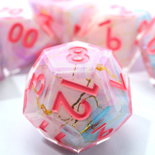 Lunaris Drift | Art Core Dice | 7 Piece Set - Tabletop Dominion - We Print Miniatures