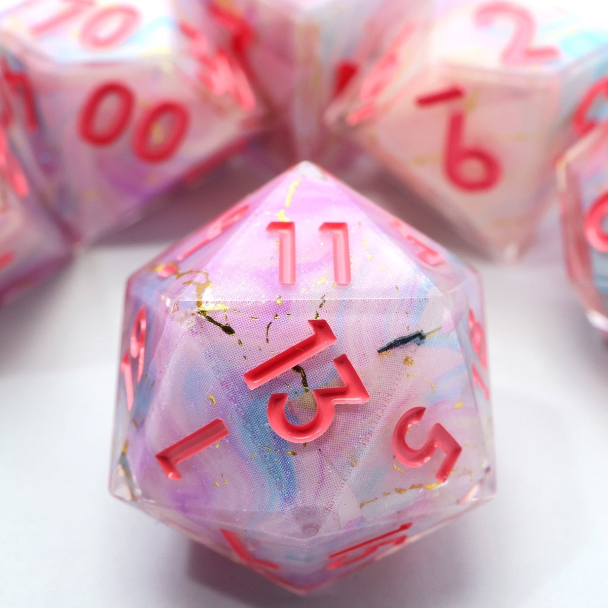 Lunaris Drift | Art Core Dice | 7 Piece Set - Tabletop Dominion - We Print Miniatures