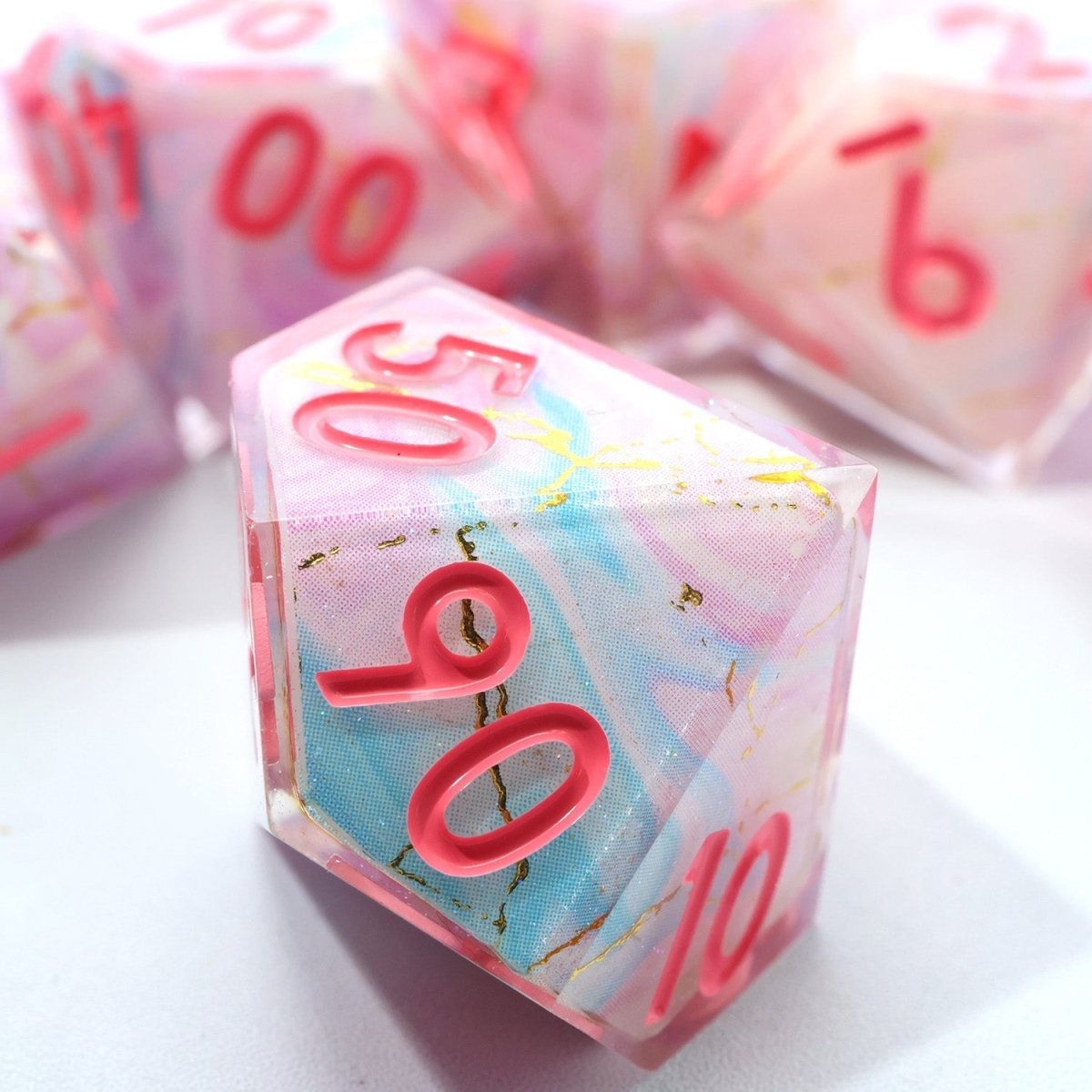 Lunaris Drift | Art Core Dice | 7 Piece Set - Tabletop Dominion - We Print Miniatures