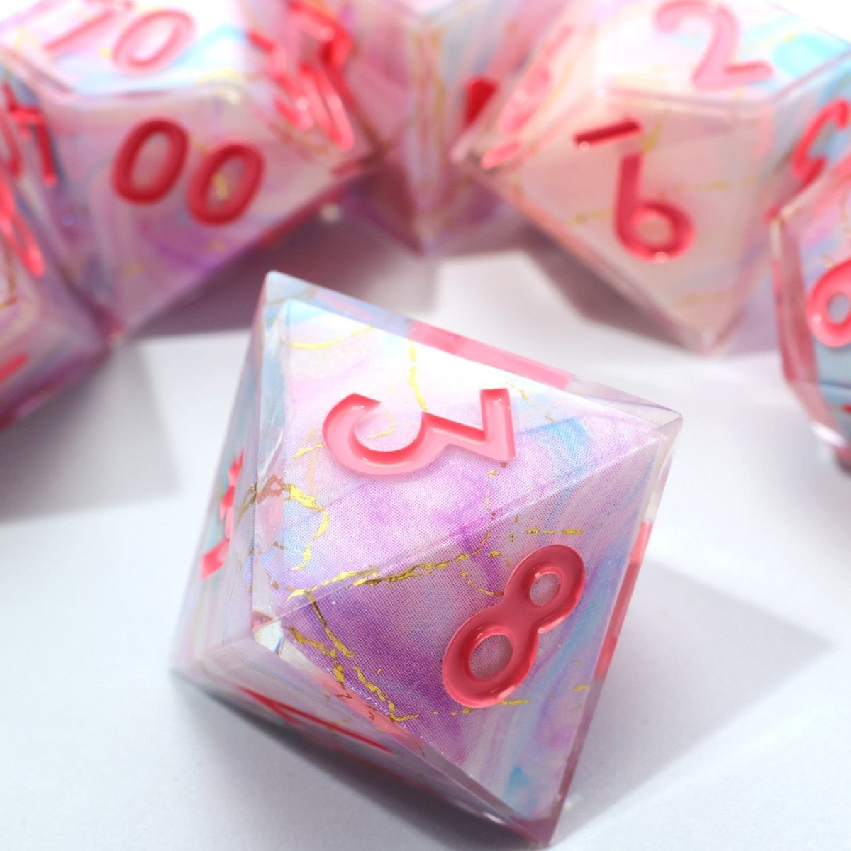 Lunaris Drift | Art Core Dice | 7 Piece Set - Tabletop Dominion - We Print Miniatures