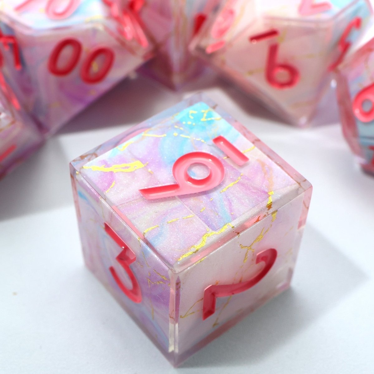 Lunaris Drift | Art Core Dice | 7 Piece Set - Tabletop Dominion - We Print Miniatures