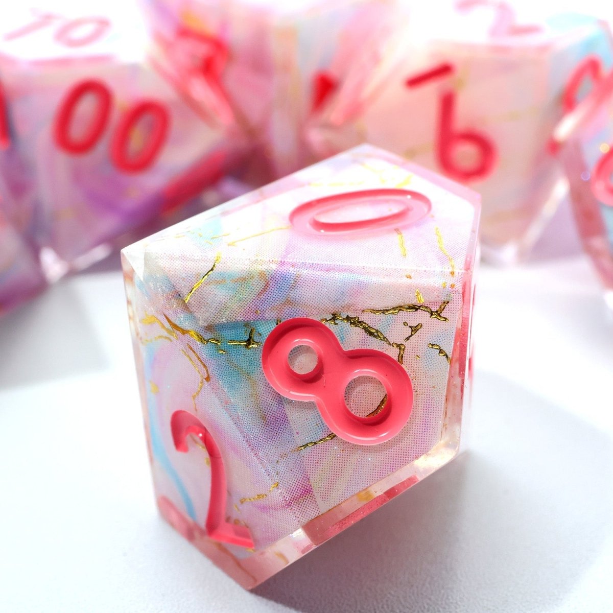 Lunaris Drift | Art Core Dice | 7 Piece Set - Tabletop Dominion - We Print Miniatures