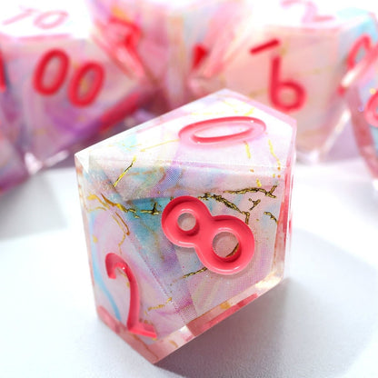 Lunaris Drift | Art Core Dice | 7 Piece Set - Tabletop Dominion - We Print Miniatures