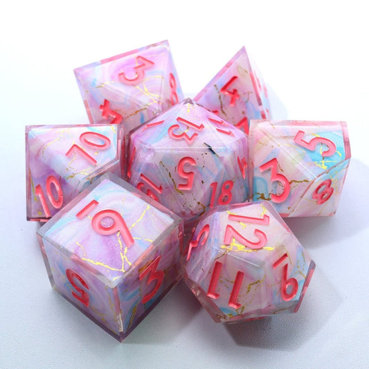 Lunaris Drift | Art Core Dice | 7 Piece Set - Tabletop Dominion - We Print Miniatures