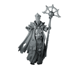 Lych 01 Miniature Undead Necromancer Lich Priest Miniature 360 Spin 01
