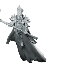 Lych 03 Miniature Undead Necromancer Lich Priest Miniature 360 Spin 01