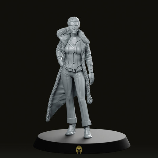 Lynx Vesper poz2 Cyberpunk Technoir Miniature - Unit9 - We Print Miniatures