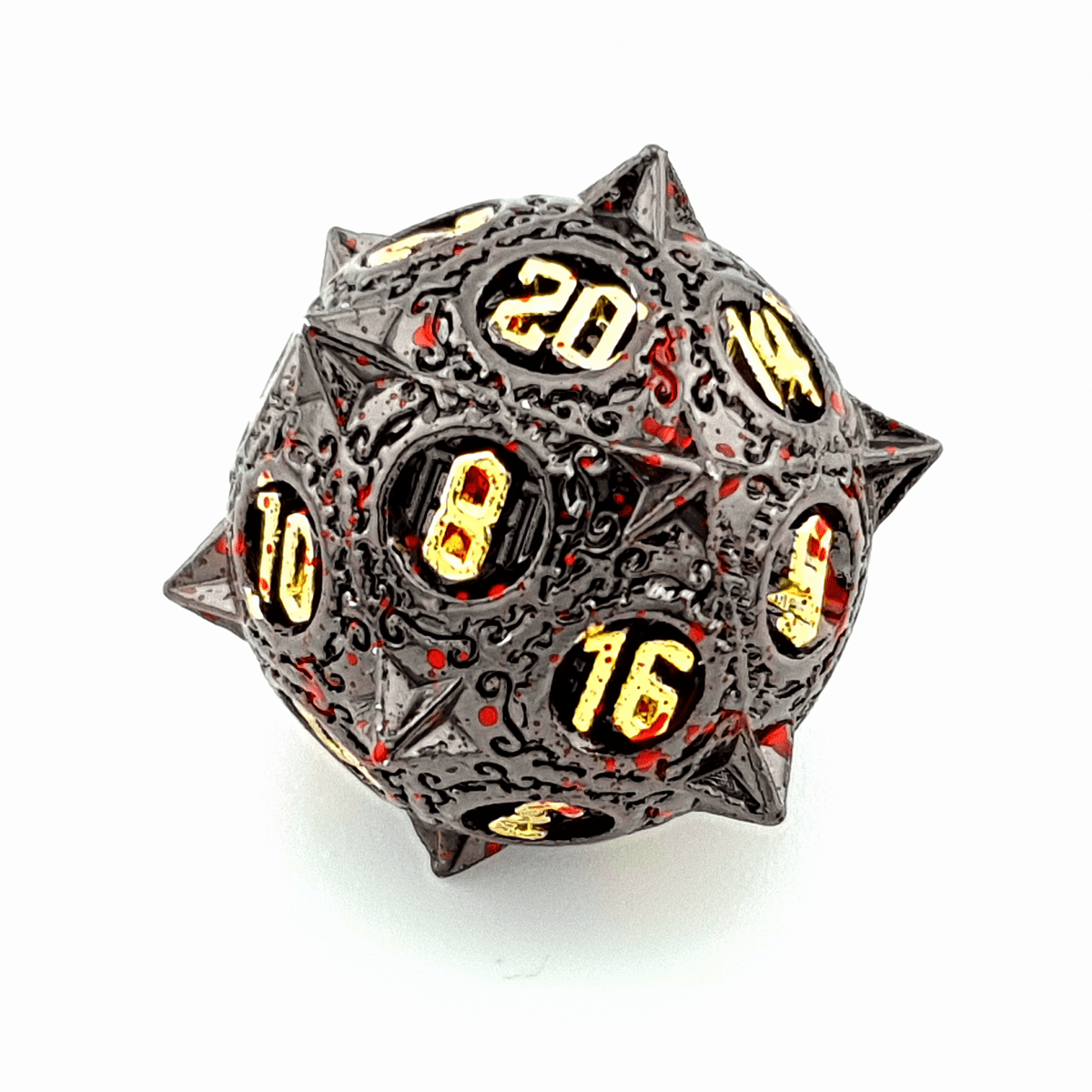 Mace of Malice | Solid Metal Dice | 7 Piece Set - Tabletop Dominion - We Print Miniatures