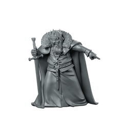 Mad King Miniature Crowned King Miniature 360 Spin 01