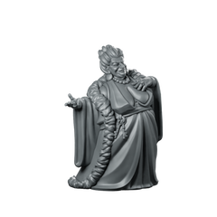 Madame Ursule Fantasy Miniature Theatrical Diva NPC Resin Miniature 360 Spin 01