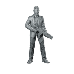 Maddox01 Miniature Masked Gunman Miniature 360 Spin 01