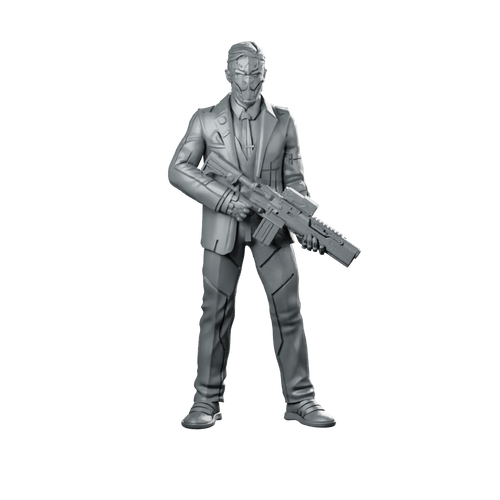 Maddox01 Miniature Masked Gunman Miniature 360 Spin 01
