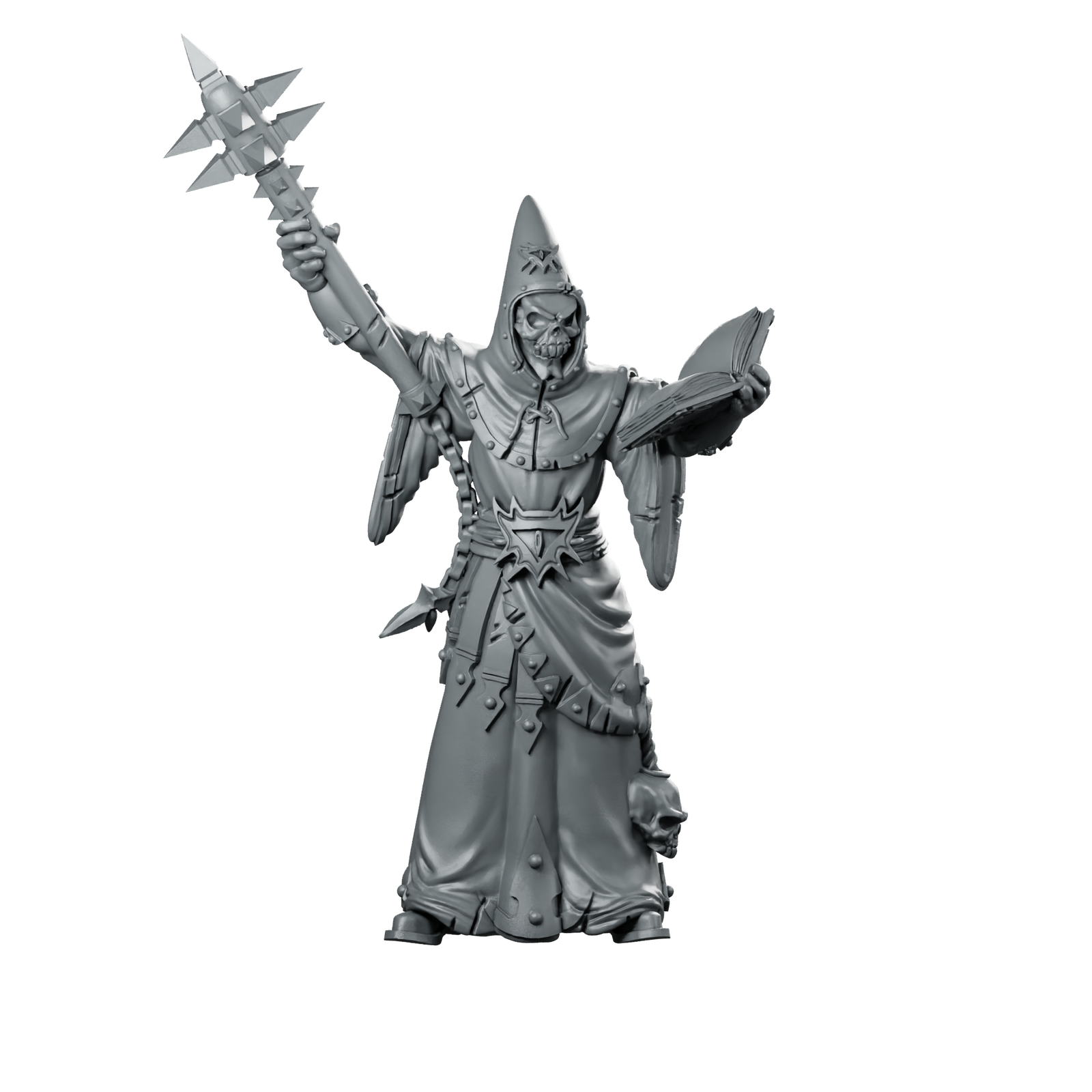 Magister Miniature Skull Sorcerer Miniature 360 Spin 01
