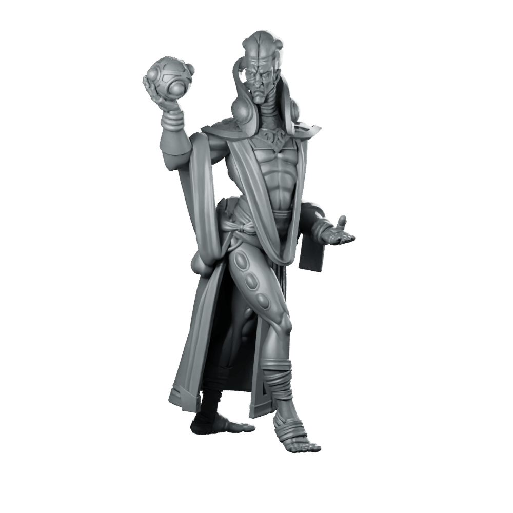 Magus Aethernal B Miniature Arcane Oracle Mage - CastNPlay - We Print Miniatures
